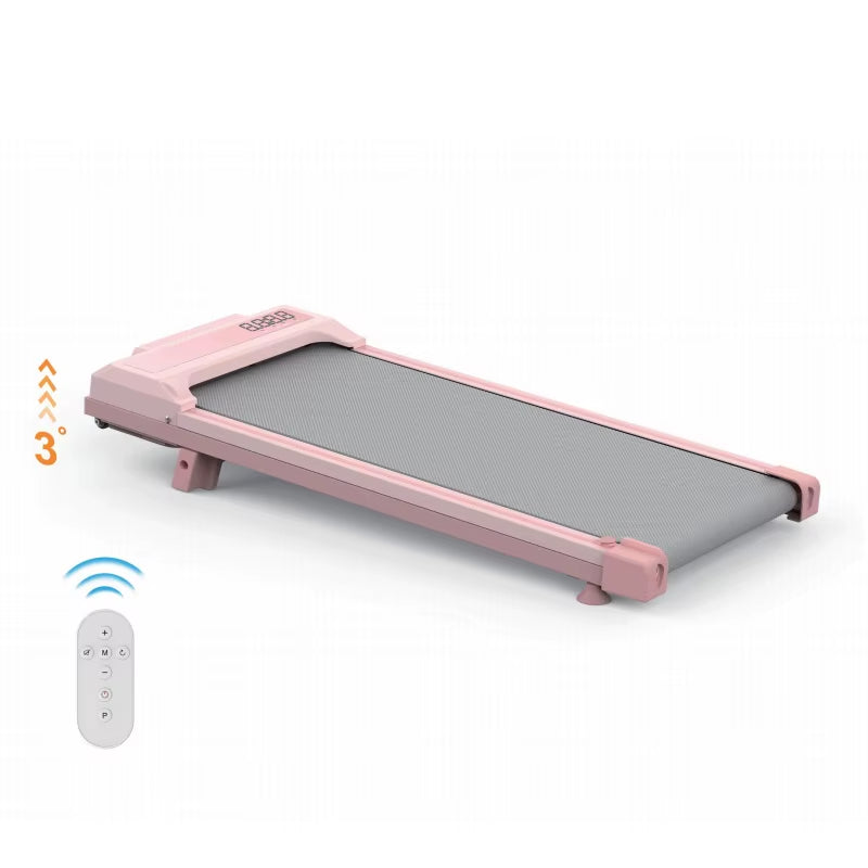 KREEDA Walking Pad Professional Manufacturer Portable Running Machine Pink Color Portable Electric Walking Pad Treadmill