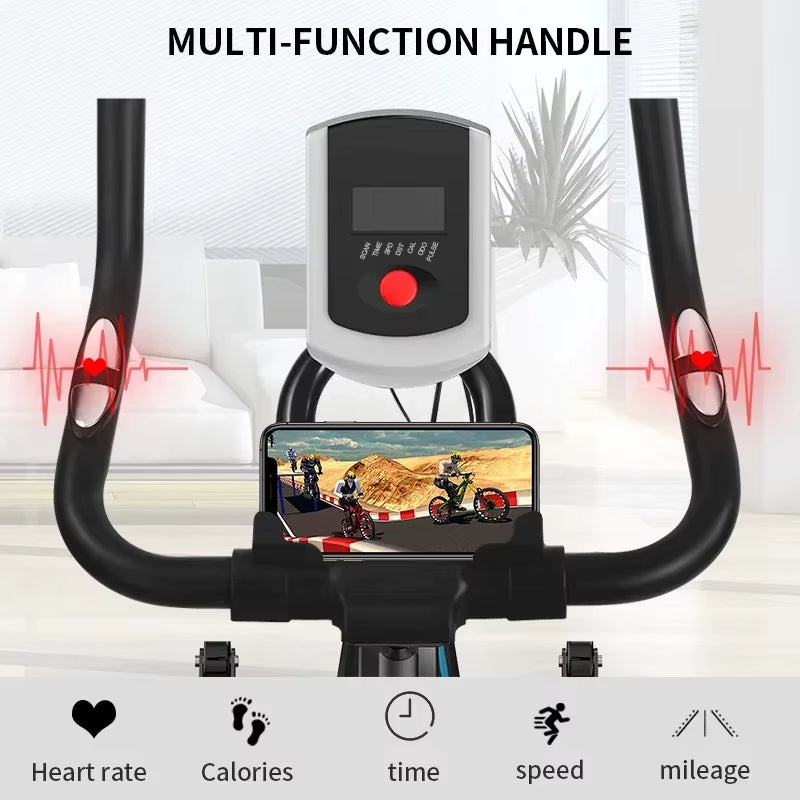 Home Exercise Spinning Bike Fitness Equipment.Mute Exercise Indoor Exercise Bicycle Cycling Trainer Sports Equipment