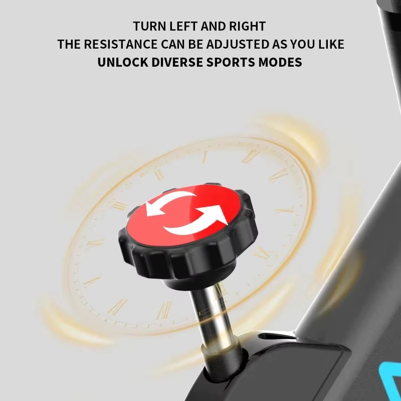 Home Exercise Spinning Bike Fitness Equipment.Mute Exercise Indoor Exercise Bicycle Cycling Trainer Sports Equipment