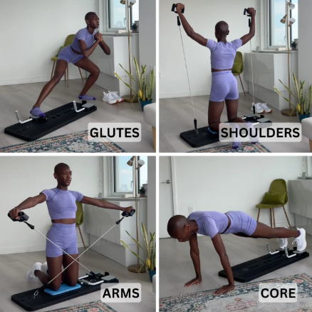 At Home Pilates/Workout Board