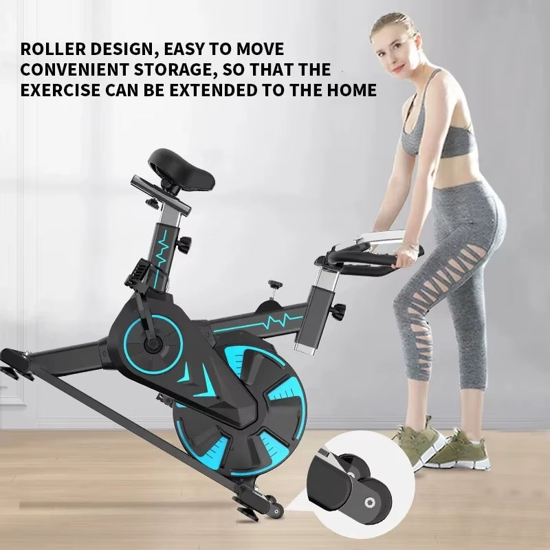 Home Exercise Spinning Bike Fitness Equipment.Mute Exercise Indoor Exercise Bicycle Cycling Trainer Sports Equipment